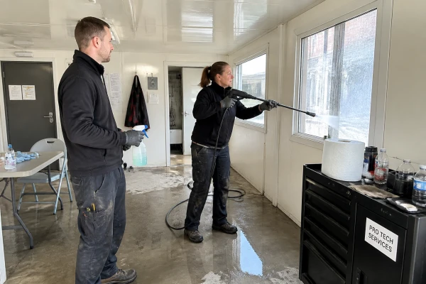 Nettoyage base vie chantier Bourg-en-Bresse